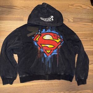 YoungLA Superman Man of Steel Zip Up